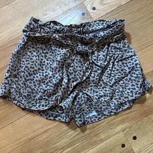 Aerie Animal Print Cheetah Leopard Shorts